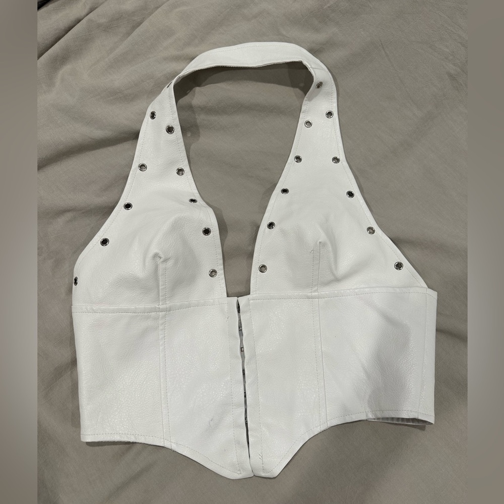 Palladia Pu Jordy Corset White